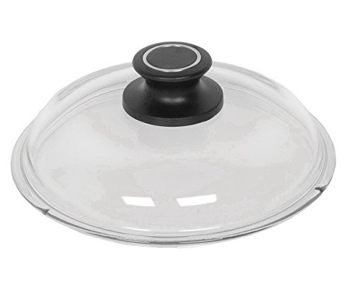 Glasdeckel Simax 26 cm, 5,5 cm hoch, backofenfest bis 260° C, passend für alle Töpfe und Pfannen jeglicher genormter Hersteller