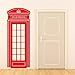 Produktbild Kyzaa London Telefonbox Wandaufkleber Retro Uk Telefon Aufkleber Wandbild Kunst Vinyl Wand Stickrs Für Wohnzimmer Home Dekoration