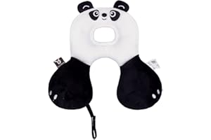 MEISISLEY Newborn Pillow Flat Head Pillow Baby Pillow Flat Head Baby Anti Roll Pillow Toddlers Pillow Baby Pillow Newborn Flat Head Head Support Infant Pillow Panda,16