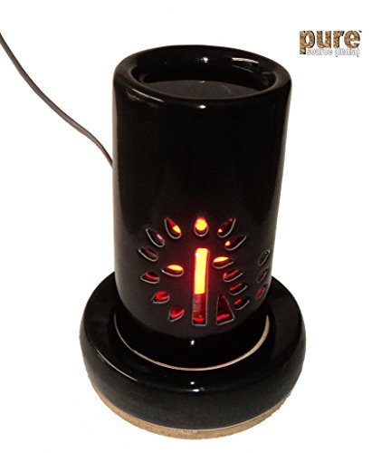 Pure Source India Electric Aroma Diffuser black color with 10 ML Jasmin Aroma Oil (Clay Lamp) RS.799 (69.00% Off) - Amazon