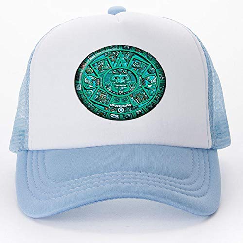 STAI Azteken-Kalender Anhänger Azteken-Kalender Halskette Azteken-Kalender Schmuck Baseball Cap Golf Caps Tennis Hut