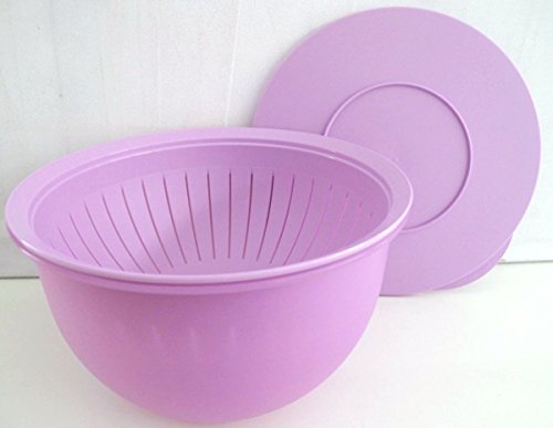 TUPPERWARE Junge Welle 4,3L Grün Schüssel Servierschüssel Schale, Sieb