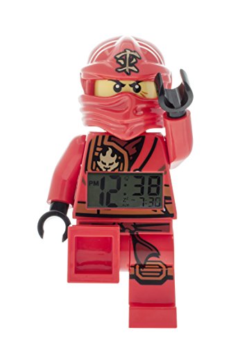LEGO Unisex Wecker Digital Red 9009600 - 2