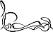 Produktbild INDIGOS UG - WANDTATTOO/Wandsticker/Wandaufkleber/Aufkleber e436 hübsche Skulptur Tribal Ranke Pflanze Blume Blüte Blatt 40x24 cm - schwarz