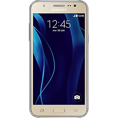 Samsung Galaxy J5 Smartphone débloqué 4G (Ecran: 5 Pouces - 8 Go - Simple Micro-SIM - Android 5.1 Lollipop) Or