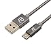 Price comparison product image Super Fast Charging Micro USB 1M, 2M, 3M Charger Data Cable for Samsung Galaxy S5 S6 S7 Edge, Nexus, Kindle, HTC, LG, Sony, PS4 Controller, Micro with 5 Pin male connector[AEL®](Silver Grey, 2 Meter)
