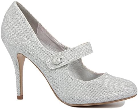 Ladies Womens Low MID HIGH Heel Ankle Strap Court Shoes Work Pumps Sandals Size