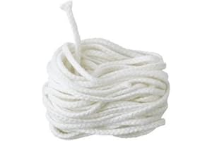 Ilmkerze® Docht Kerzendocht für Kerzen bis 8 cm Durchmesser Länge 10 m | 100% Baumwolle | ideal für Formkerzen Ziehkerzen Kerzengießen Bienenwachskerzen Paraffinkerzen Stearinkerzen