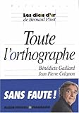 Image de Toute l'orthographe