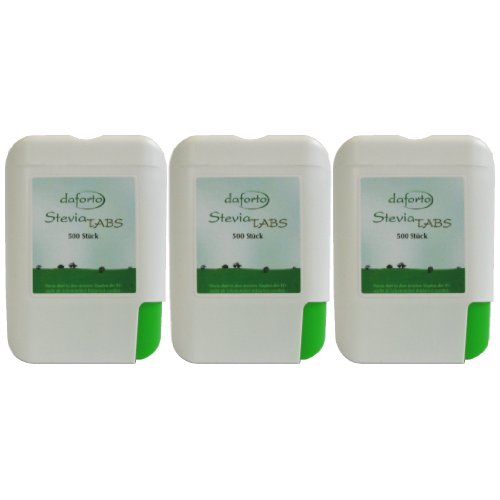 Preisvergleich Produktbild Daforto Stevia Tabs Dreierpack, 3x500 Stück