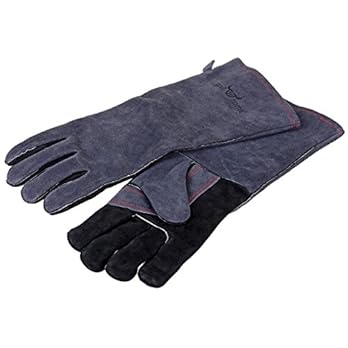 Grwe Grillhandschuhe Lang Echtleder