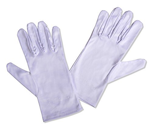 Grosse weisse Touchscreen-kompatible fusselfreie Mikrofaser Handschuhe