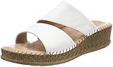 holz clogs hoher absatz Elegante Sohle Salamander Damen Flora Pantoletten, Weiß (White 40), 38 EU
