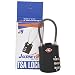 Journey9 TSA LOCK Black Zinc Alloy Metal Body With Cable 03 Dial RS.475.00
