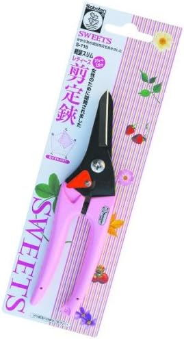 SabotenPruning Shears for Women Slim Pink 1211-P (Japan Import)