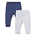 Pack Of Two Designer Babies Navy And Grey Jogging Bottoms 0-3 Months