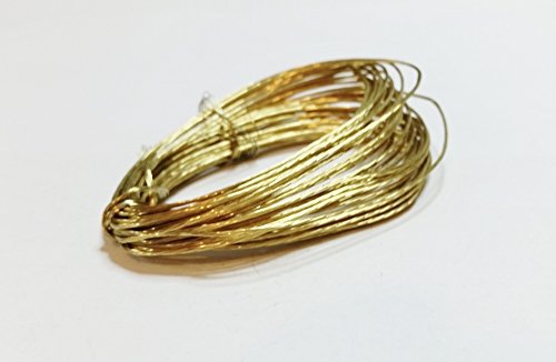 Johny’s Wares Bilderdraht aus Messing, 6m (1 Stück) - 6