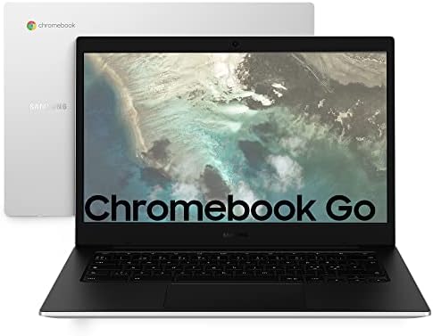 Samsung Galaxy Chromebook Go, 3 anni di garanzia, Chrome OS, Display Screen 14” HD LED, RAM 4GB, Memoria 64 GB, USB-C, Silver [Versione Italiana]