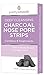 Pretty Tea Tree & Charcoal Nose Pore Strips Set - 2 x Packs of 6 - Deep Cleansing, Remove Blackheads & Unclog Pores