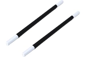Storm&Lighthouse 2x Magic Wand Black and White Magician Wands 26.5cm Long Magic Spell Caster Party Bag Fillers Kids Toys Fancy Dress Accessories Book Day