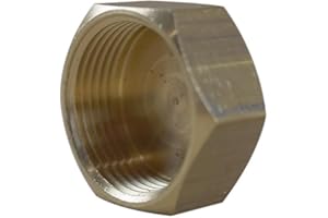 ANJOU-CONNECTIQUE Arcanaute - Raccord laiton à visser - Bouchon laiton Femelle 7/8" (24/31) - Arcanaute