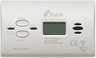 Kidde 7DCO Carbon Monoxide Alarm (replaceable batteries) Digital Display 10 Year Sensor and Warranty