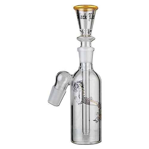 Black Leaf Dragon Gold Glasbong mit Vorkühler im Schmuckkarton – Höhe 450mm Schliff NS 18,8/14,5mm – PatchouliWorld - 3