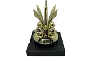 Dans Clock Shop Nuovo movimento a pendolo rotante 5685 da 400 giorni con pendolo in plastica dorata per anniversari