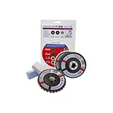 Osborn Polierset, 1 Stück, 6900040100 für Winkelschleifer, für Edelstahl, 5-teilig