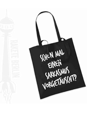 Jutebeutel Stoffbeutel ' Schon mal einen Sarkasmus vorgetäuscht? '