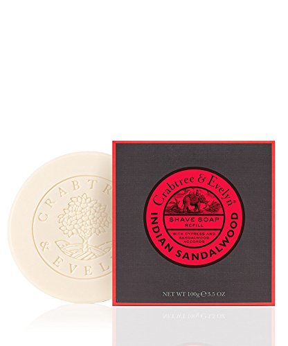 Crabtree & Evelyn Indian Sandalwood Shave Soap Refill 100 g