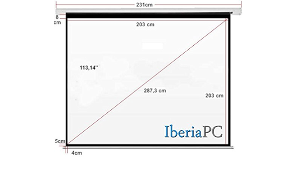 Elektrische Leinwand 2m X 2m