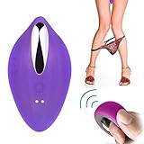 Wireless Remote Control Clitoral Stimulation Wearable Panty Vibrator, Adorime Rechargeable Waterproof Portable Vagina Clit Anal Stimulator Massager, Adult Sex Vibrating Toys for Women and Couples