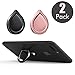 Produktbild 2 x Leathlux Ring Ständer Handy, 360° Drehbarer Ringhalter Fingerhalter Smartphone Ständer Halter für Verbesserte Einhandbedienung | Für iPhone , Samsung , Huawei und mehr Roségold , Schwarz