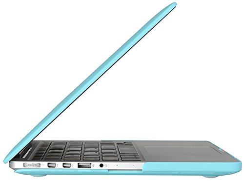 Topideal 3 in 1 – [EU/GB-Tastatur Version] Matte Hart-Schutzhülle für MacBook 13 Pro 33,8 cm (13 Zoll) mit Retina-Display-Modell A1425 / A1502 (ohne CD-ROM-Laufwerk) + Tastaturhülle + Displayschutzfolie - 3