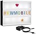 Produktbild kwmobile LED Lichtbox A5 Lightbox - 126 bunte Buchstaben Zahlen Zeichen Symbole - Netzteil - Deko Leuchte Light Box - Cinema Leuchtkasten Lampe