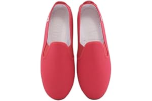 escoolers Zapatilla Kung-Fu de Lona y Cierre con Elásticos - Ligera y Cómoda con Suela de Caucho Flexible - Made in Spain.