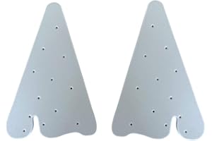 Animood 2 Tuteurs de Redressage d'Oreilles Mousse pour Chien Malinois, Berger Allemand, Doberman - Souples, Confortables, Aide au Maintien des Oreilles Droites - Adapté aux Chiens à Grandes Oreilles