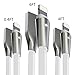 Price comparison product image iPhone Cable , Aimus 3 Pack 0.4FT+4FT+6FT Zinc Alloyed Lightning to USB Charging Charger Cable Lead for iPhone 8 Plus /8 /7/7 Plus, iPhone 6/6S/6 Plus/6S Plus, iPhone 5/5S/5C/SE, iPad Mini 2 3 4 Air iPod IOS10 and More
