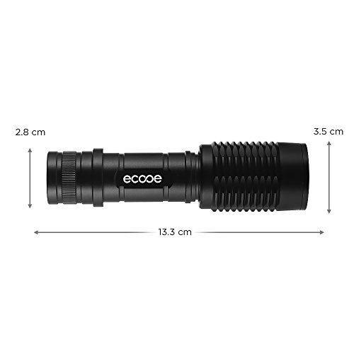 Ecooe Cree Taschenlampe Led Wassergeschützt T6 1000 Lumen mit einstellbares Kopfband - 7