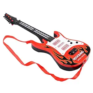 NGEL Kids Guitar Rockband for Your Upcoming Superstar, Battery Operated Music and Lights Rock Band Guitar for Kids