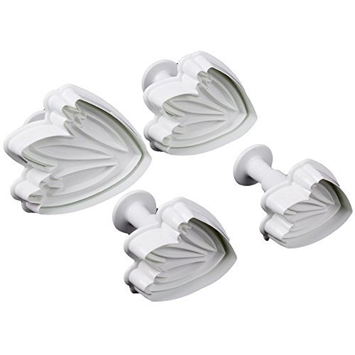 Preisvergleich Produktbild veined Tulpe Blatt Fondant Saugglocke Set