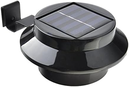 cuzile Solar Powered Wall Mount Lights Landscape Garden Yard Fence Outdoor Warm Lights