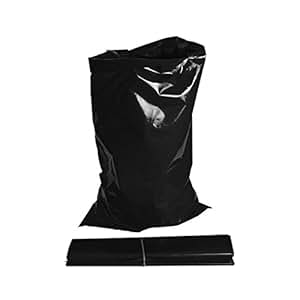 EXTRA HEAVY DUTY BLACK RUBBLE BAGS/SACKS BUILDERS 30kg+ (100): Amazon ...
