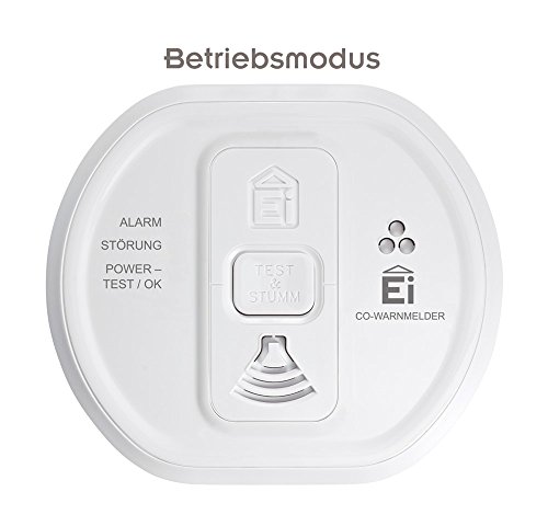 Ei Electronics Ei208 10-Jahres-Kohlenmonoxidwarnmelder, 1 Stück - 2