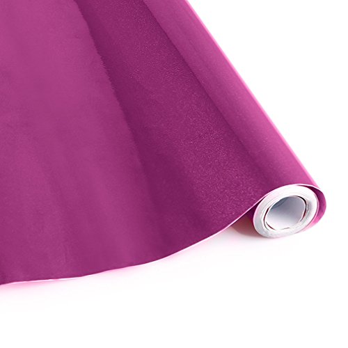 Auralum® PVC Klebefolie Dekofolie 0.61*5M Schränke Tapeten Möbelfolie Küchenfolie Selbstklebend für Küchenschränke Möbel Lila - 4