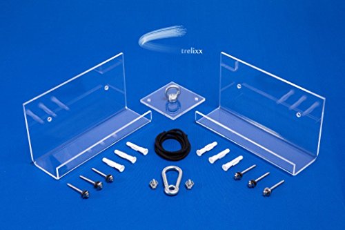 trelixx gelaserte Version für Fahrrad Wandhalter Mountainbike aus PLEXIGLAS®, Design Radhalter Wandmontage - 4