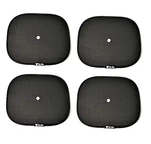 FIT FLY Universal Car Window Sunshades with Vacuum Cups (Set of 4)