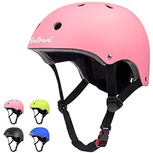Besttravel Kids Helmet, Toddler Helmet Adjustable Toddler Bike Helmet Ages 3-8 Years Old Boys Girls Multi-Sports Safety
