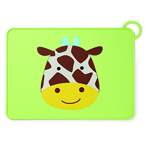 Skip Hop Zoo Fold and Go Silicone Placemat (Giraffe)